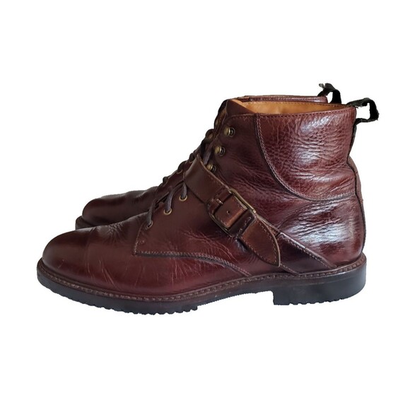Vintage Cole Haan Country Brown Leather Chukka Ankle Boots Men\'s Size 9.5M 6321 main image 13